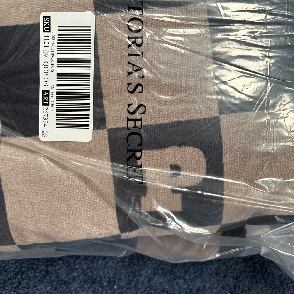 Victoria's Secret Checkered Blanket